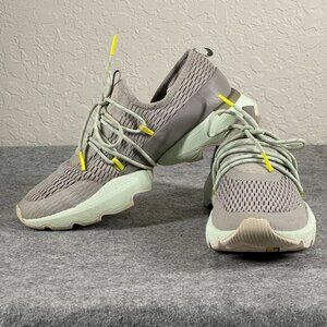 Sorel Kinetic Impact Lace Shoes Gray Athletic Sneakers Women Size 8.5 NL4694-081